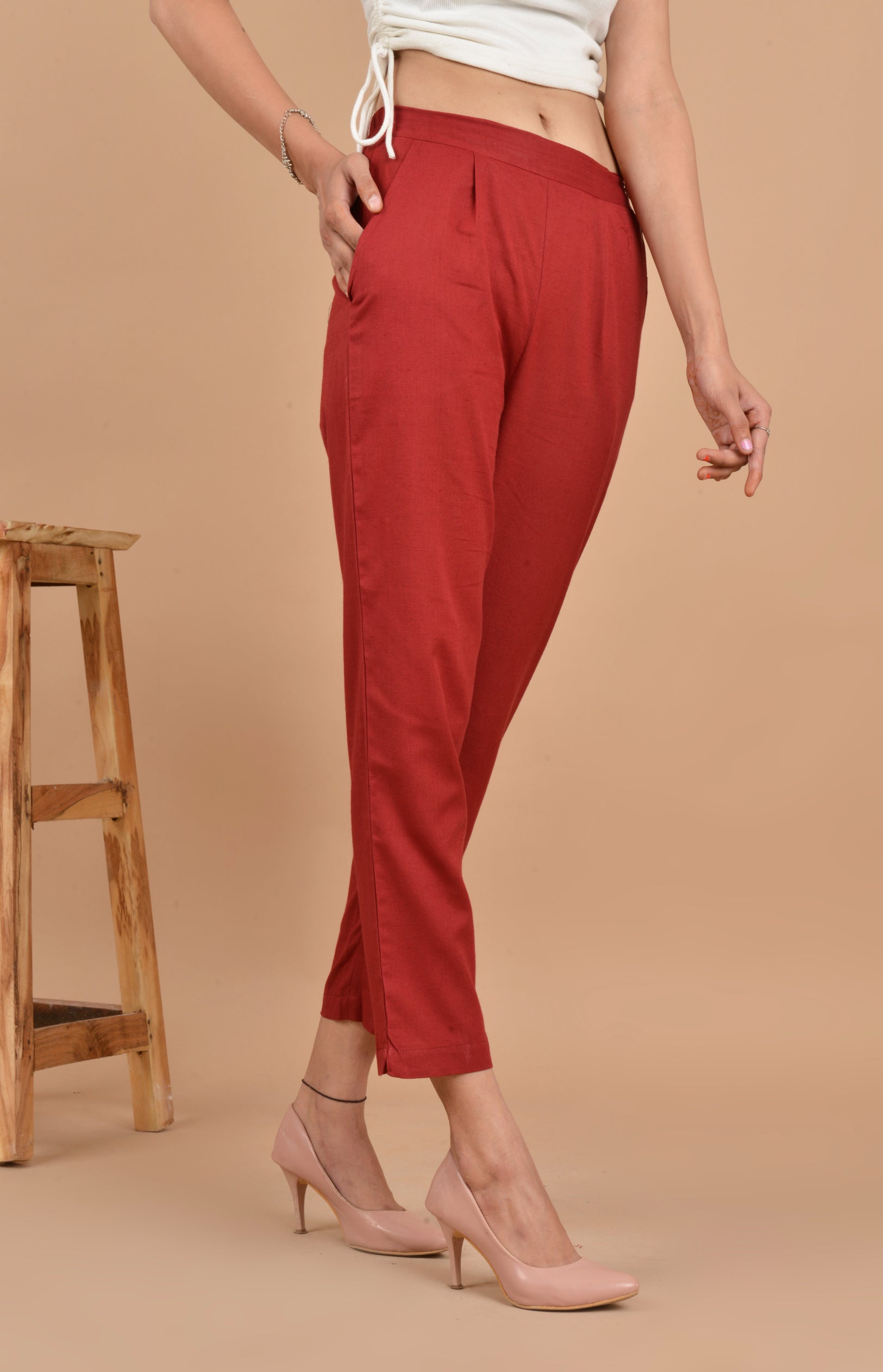 pure cotton pants for women by piroki jaipur